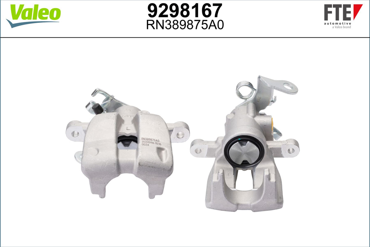 Valeo Left Brake Caliper Left for Fiat, Lancia & more, OEM quality, OEM 71793096, MPN 9298167