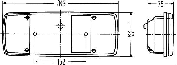 Hella Rear Light for Volkswagen, OEM quality, OEM 7-653-6213 - View 4