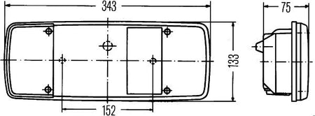 Hella Rear Light for Volkswagen, OEM quality, OEM 7-653-6213 - View 4