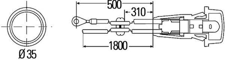 Hella Indicator for Vauxhall, OEM quality, OEM 46/99 - View 2