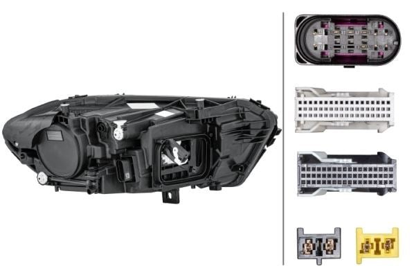 Mercedes-Benz A-Class Left Headlight, Hella OEM, OEM A1779060901 - View 4