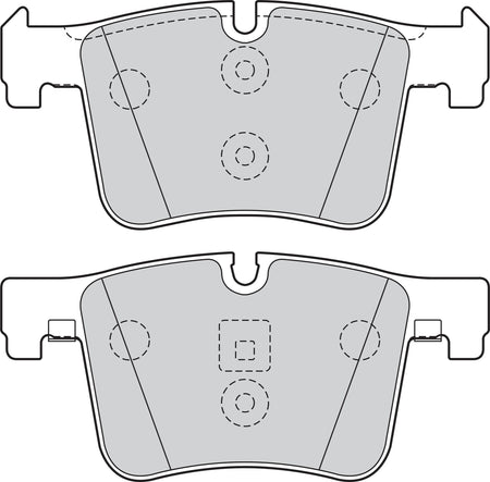 Valeo Front Brake Pad Set for BMW, OEM quality, OEM 34 10 6 799 801, MPN 302138
