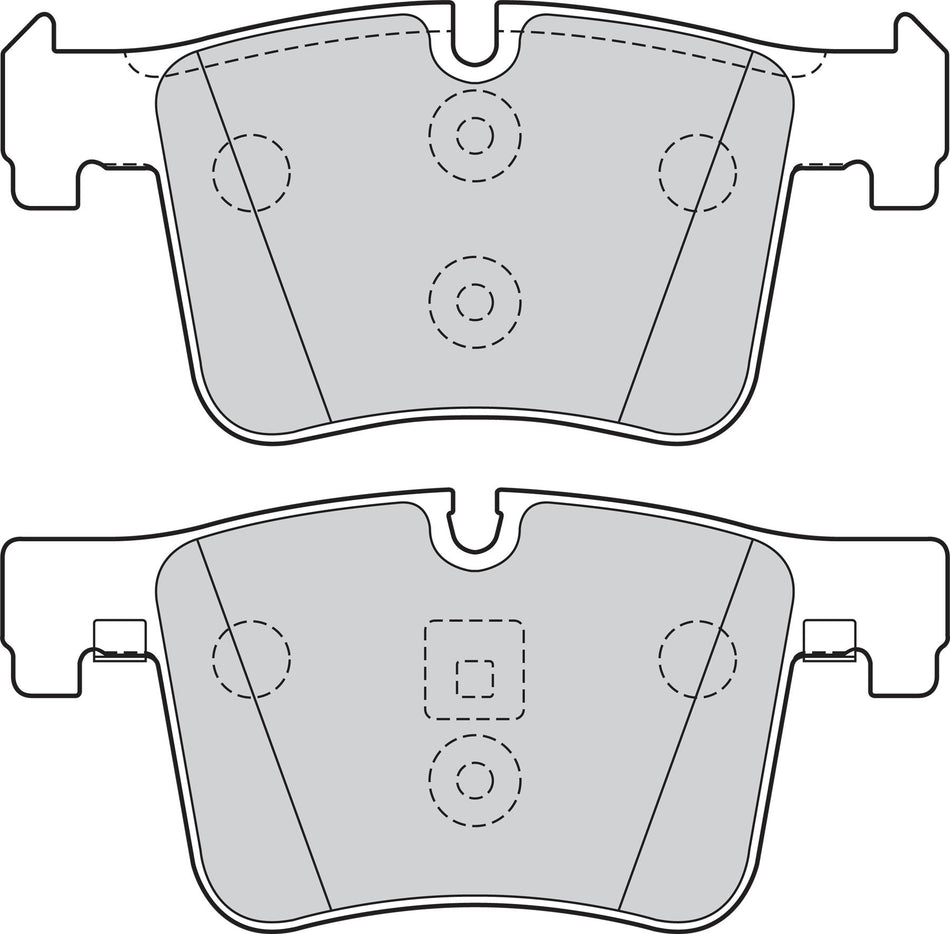 Valeo Front Brake Pad Set for BMW, OEM quality, OEM 34 10 6 799 801, MPN 302138