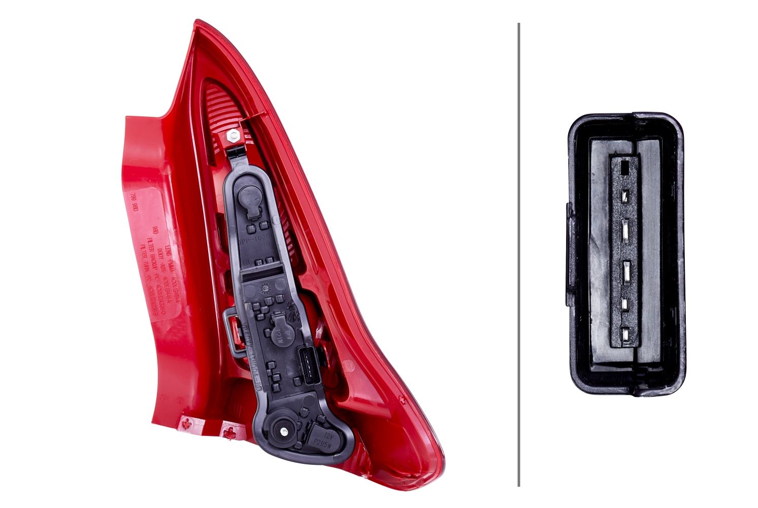 Citroen C4 Left Rear Light, Hella OEM, OEM 6350.T6 - View 3