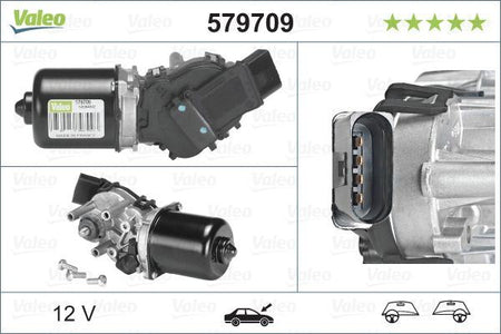 Audi A2 Front Wiper Motor, Valeo OEM, OEM 8Z0955113, MPN 579709