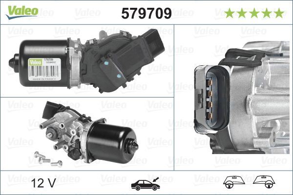 Audi A2 Front Wiper Motor, Valeo OEM, OEM 8Z0955113, MPN 579709