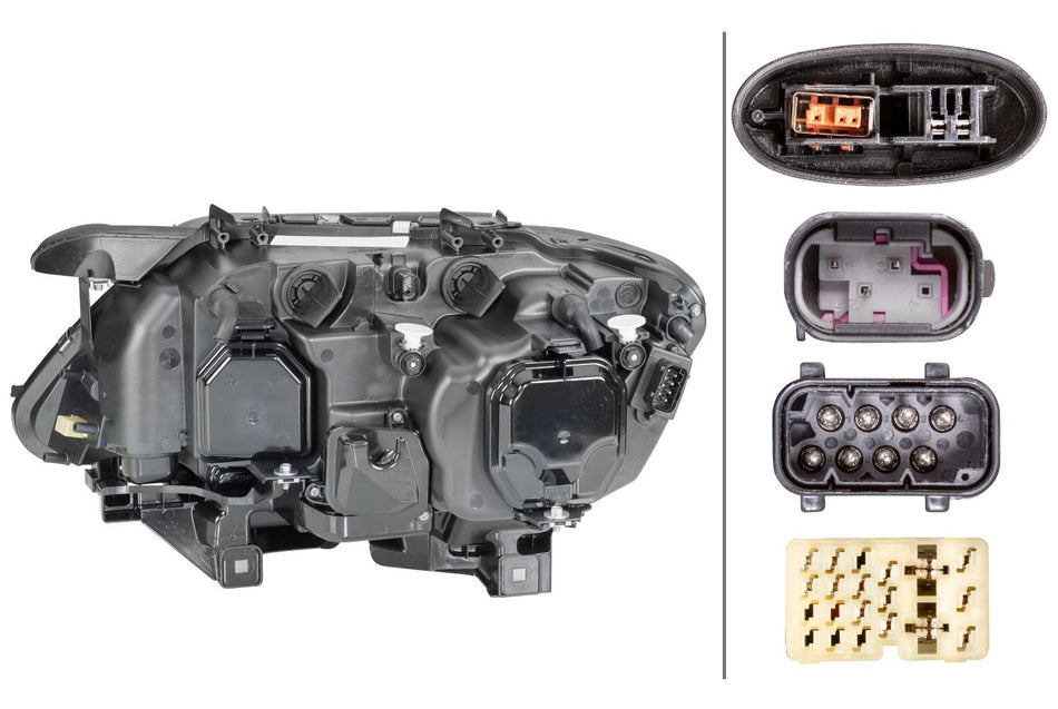 BMW 7 Series Right Headlight | Hella OEM 63 12 7 162 112 - View 2