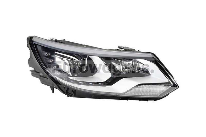 Volkswagen Tiguan Right Headlight, Hella OEM, OEM 5N2941754, MPN 1ZS 010 748-341