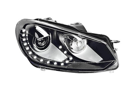Hella Bi-Xenon LED Right Headlight for Volkswagen, OEM quality, OEM 5K2941754D, MPN 1ZS 009 902-641