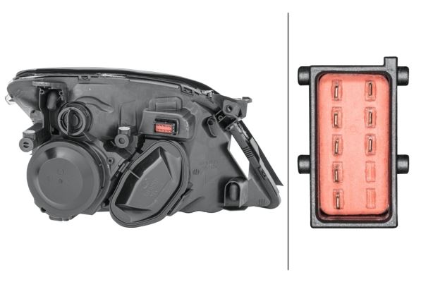Hella Left Headlight – Vauxhall | OEM 12 16 129, MPN 1EL 008 320-131