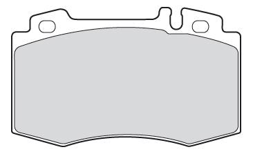 Valeo Front Brake Pad Set for Mercedes-Benz, OEM quality, OEM 0034200520, MPN 301445