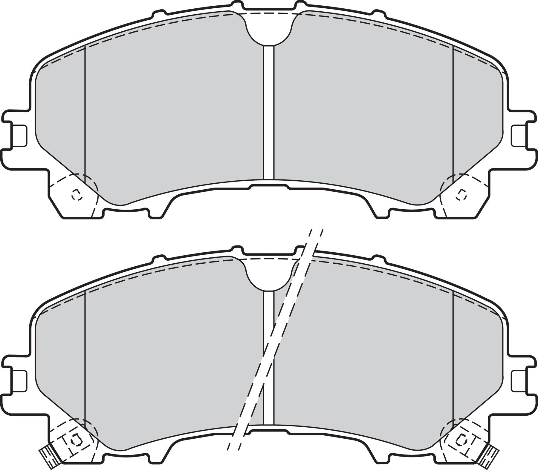 Valeo Front Brake Pad Set for Nissan, Renault & more, OEM quality, OEM 410608710R, MPN 302167