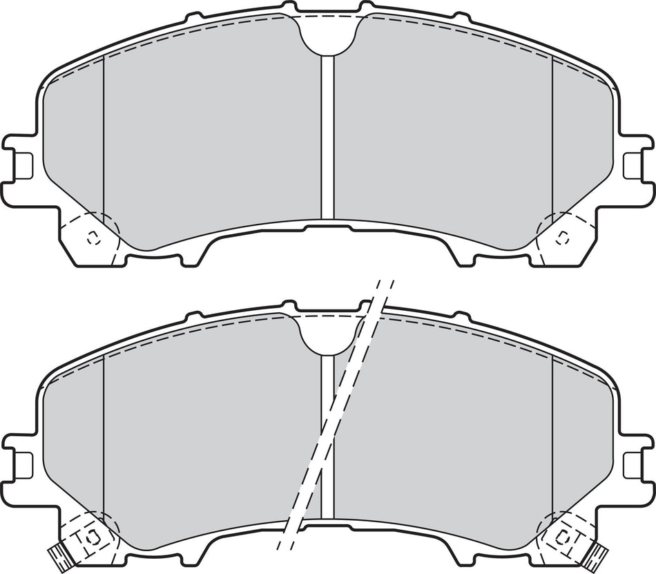 Valeo Front Brake Pad Set for Nissan, Renault & more, OEM quality, OEM 410608710R, MPN 302167