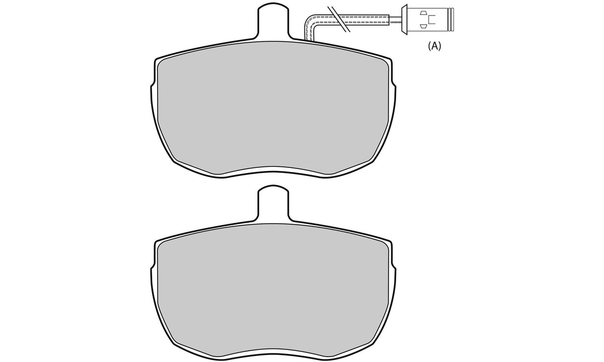 Valeo Front Brake Pad Set for Iveco, Alfa Romeo & more, OEM quality, OEM 89VB-2K021-BA, MPN 301129