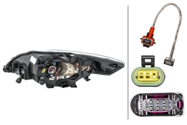 Hella Xenon Right Headlight for Ford, OEM quality, OEM 1457689 - View 3