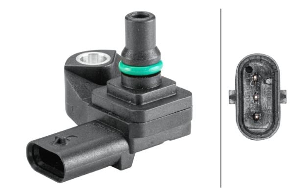 Hella Boost Pressure Sensor for BMW & Mini, OEM quality, OEM 13 62 7 804 742, MPN 6PP 358 152-401
