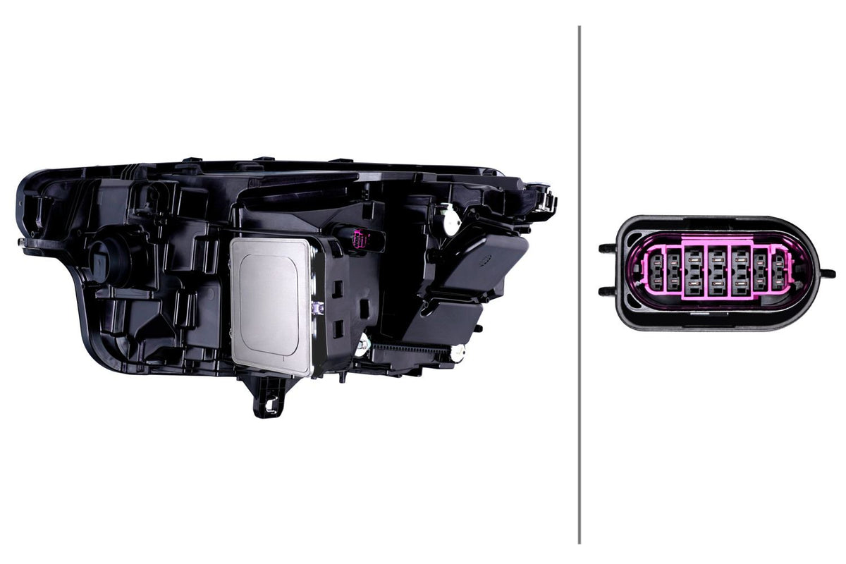Hella Matrix Right Headlight for Audi, OEM quality, OEM 85E 941 040 A - View 3