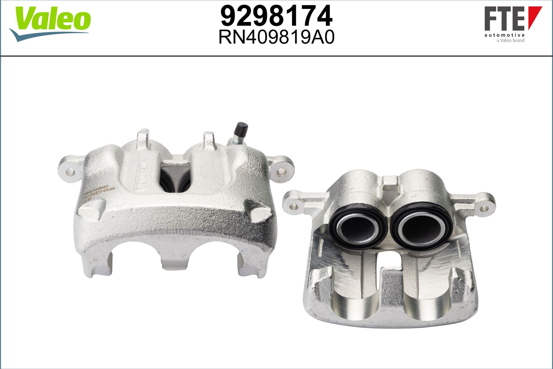 Valeo Left Brake Caliper Left for Renault, Vauxhall & more, OEM quality, OEM 4101100QAF, MPN 9298174
