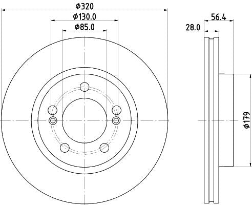 Hella Brake Disc for Ssangyong & Kg Mobility, OEM quality, OEM 4144136000 - View 4