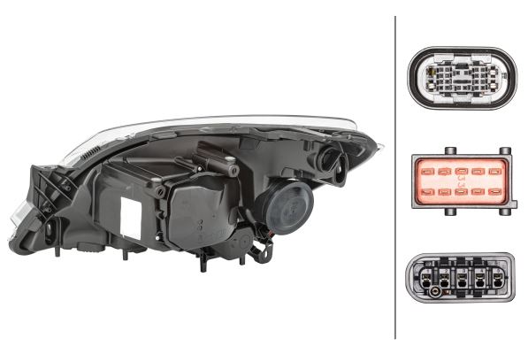 Hella Bi-Xenon Right Headlight – Vauxhall | OEM 01 216 666 - View 2
