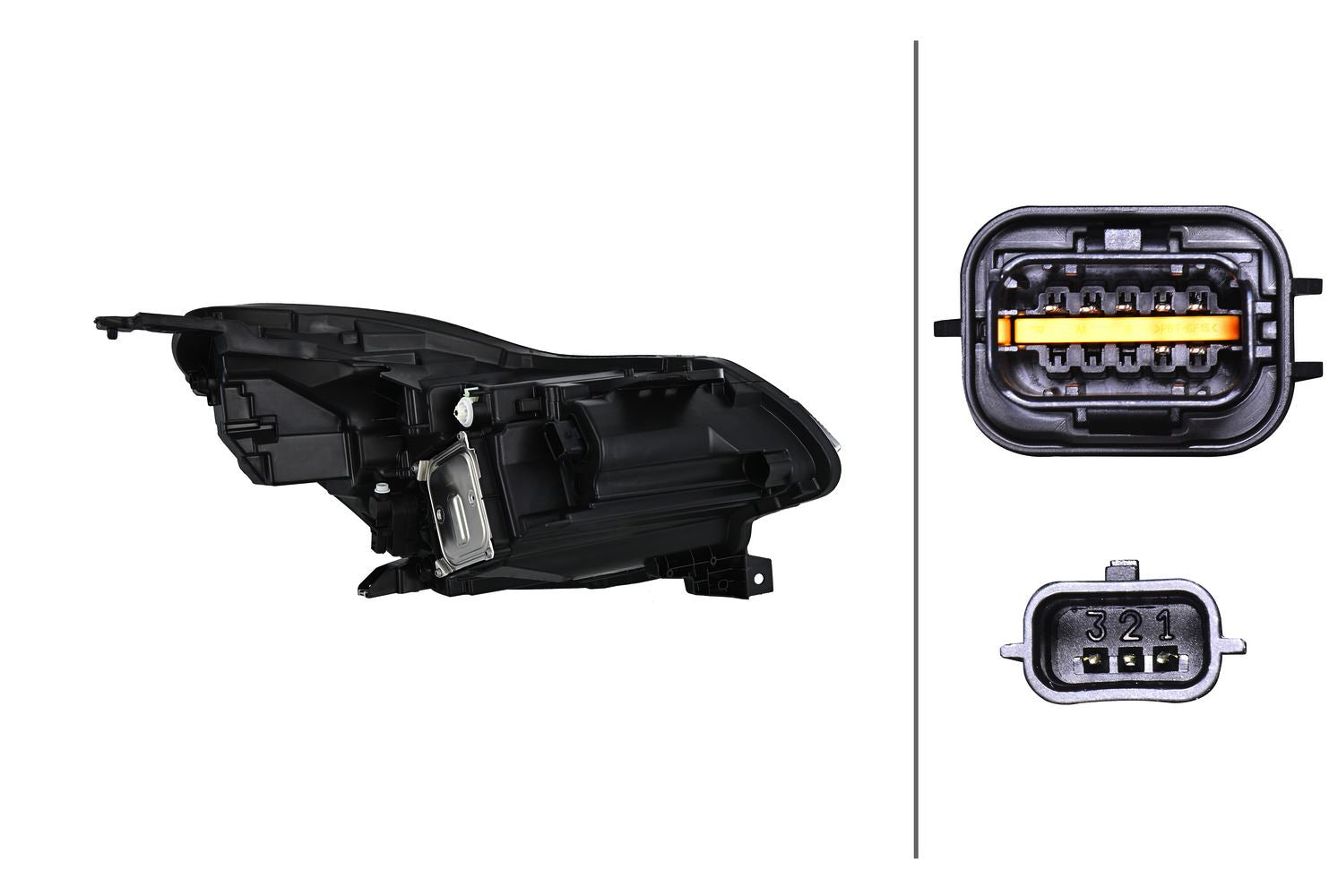 Renault Captur II Left Headlight, Hella OEM, OEM 260601693R - View 4