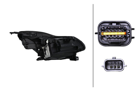 Renault Captur II Left Headlight, Hella OEM, OEM 260601693R - View 4