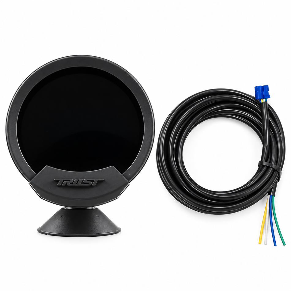 7-Colour LCD Digital Multi-Function Gauge / Head-Up Display (Boost / Water Temp / Oil Temp / Oil Pressure / Volt / Tachometer / Speed / AFR / Fuel Pressure) - Universal Fit