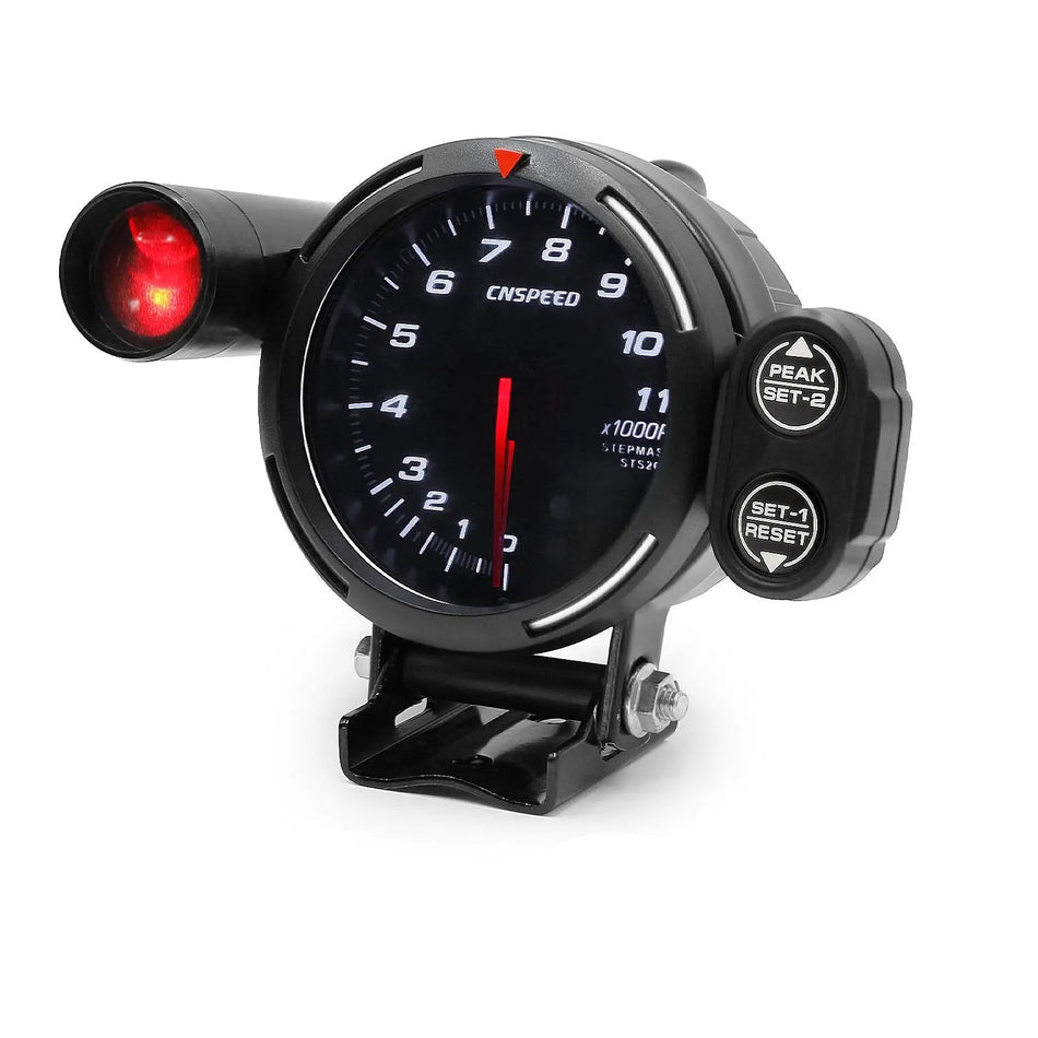 80mm Analogue Tachometer with Shift Light - Universal Fit