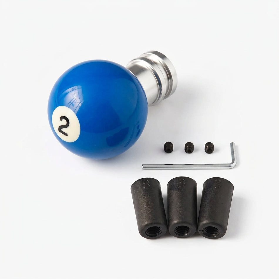 Round Billiard Number Gear Shift Knob - 2