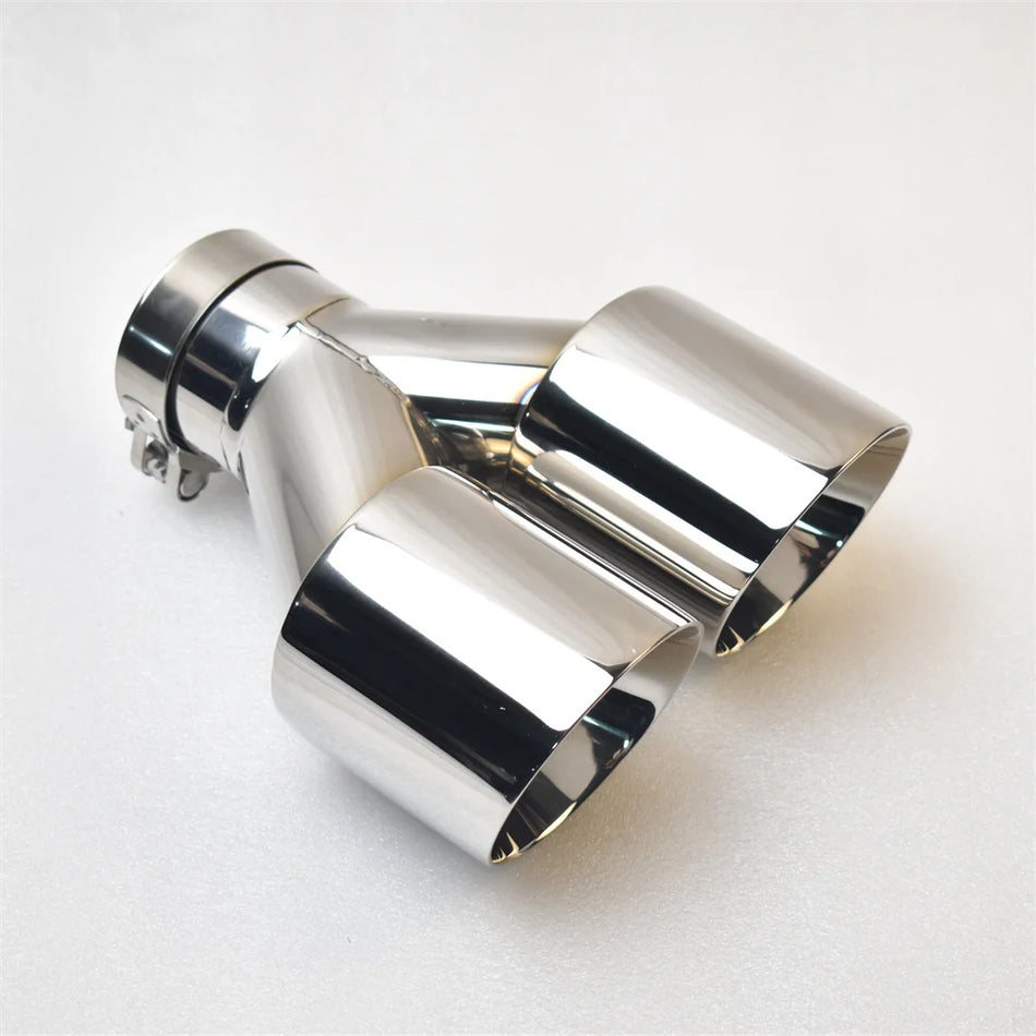 Polished Stainless Steel Dual Exhaust Tip