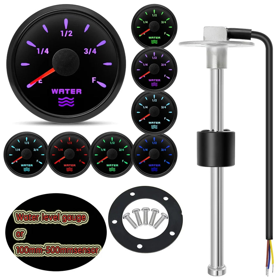 52mm Digital Water Level Gauge - Universal Fit
