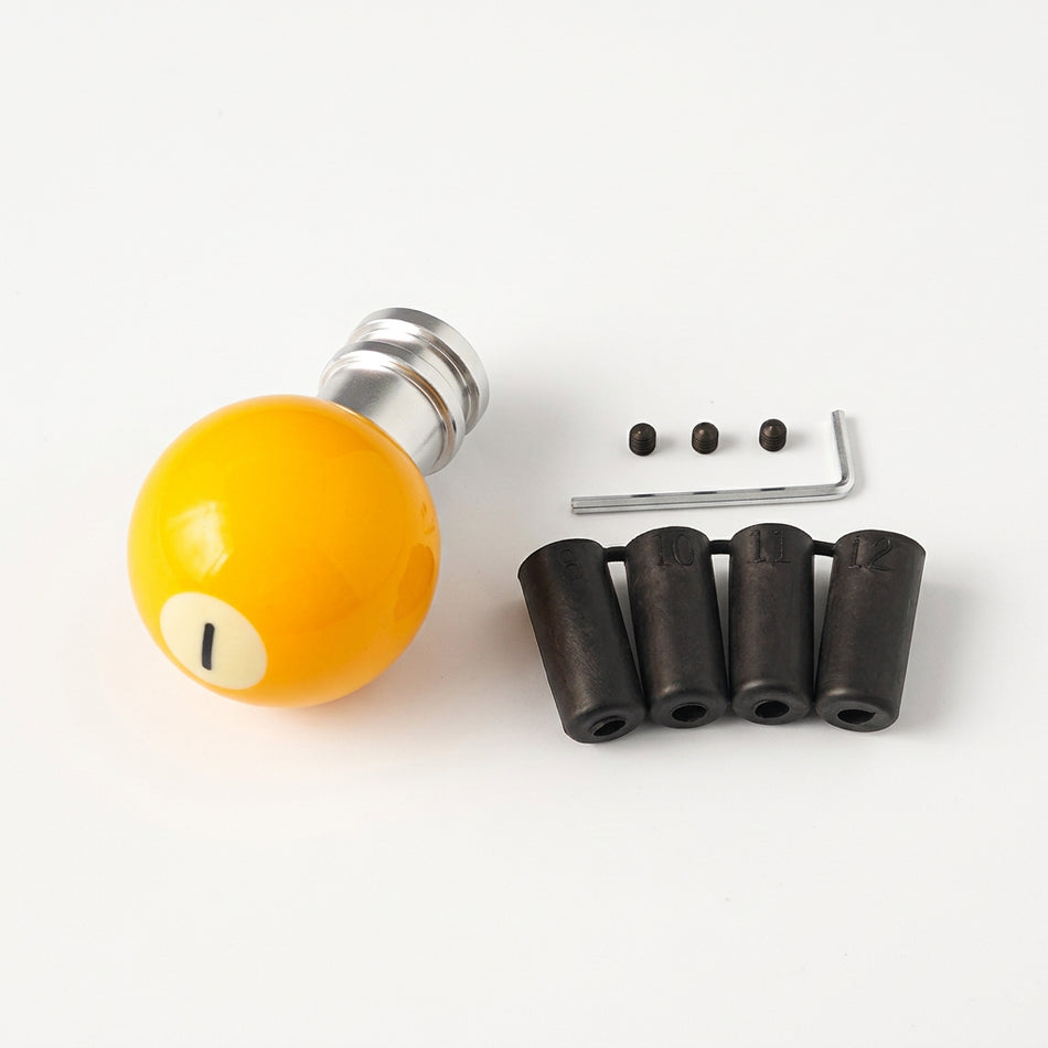 Round Billiard Number Gear Shift Knob - 1