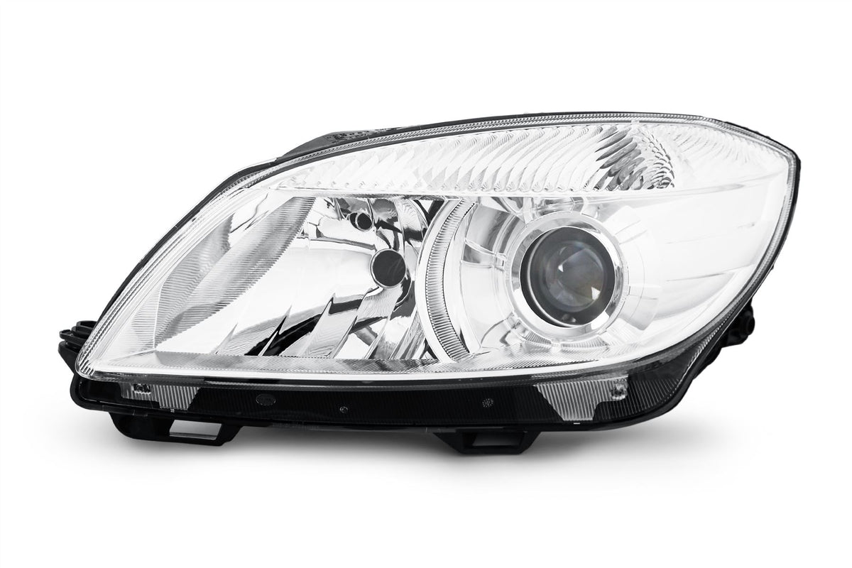 Hella Left Headlight for Skoda, OEM quality, OEM 5J2941017D, MPN 1LL 010 417-391
