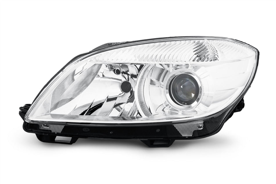 Hella Left Headlight for Skoda, OEM quality, OEM 5J2941017D, MPN 1LL 010 417-391