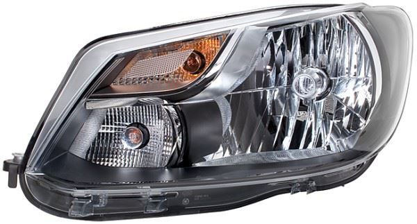 Hella Right Headlight for Volkswagen, OEM quality, OEM 2K6 941 006 B, MPN 1LL 010 551-141