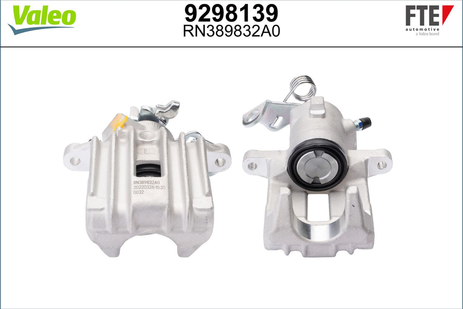 Valeo Left Brake Caliper Left for Seat & Volkswagen, OEM quality, OEM 1J0615423, MPN 9298139