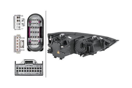 Audi A1 Left Headlight, Magneti Marelli OEM, OEM 8X0941 043A - View 2