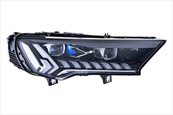 Audi Q7 Right Headlight, Hella OEM, OEM 4M0941086A, MPN 1LX 354 881-161