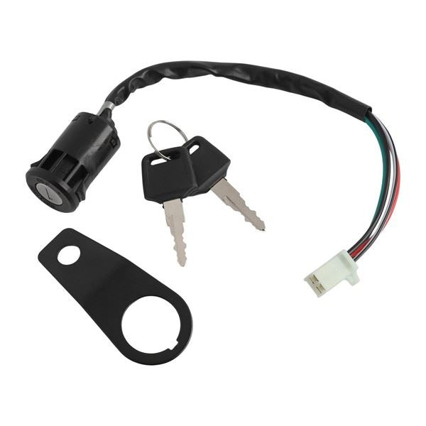 Ignition Switch Key with Mounting Bracket - OEM 2-POSITION | Eurowagens