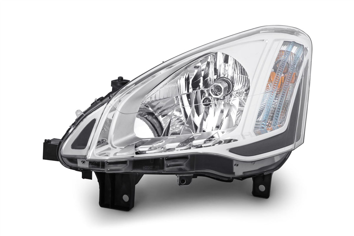 Citroen Berlingo Left Headlight, Valeo OEM, OEM 9677201880, MPN 44787