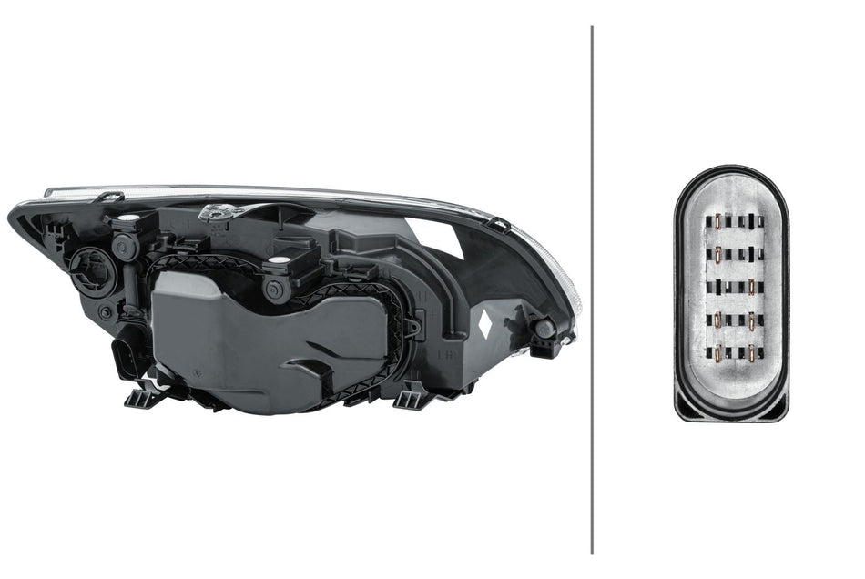 Hella Left Headlight – Ford | OEM 1 324 256, MPN 1EL 010 201-011