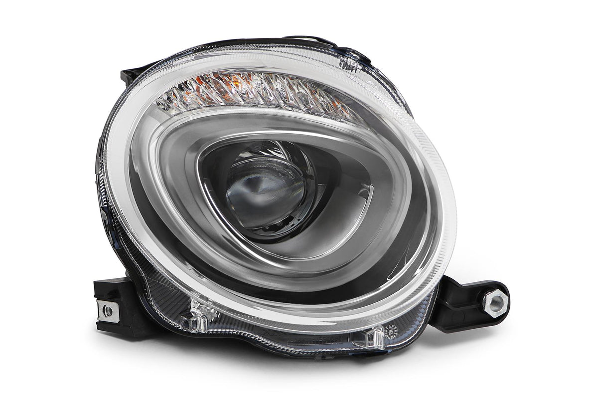 Fiat 500 Right Headlight, Magneti Marelli OEM, OEM 52007419, MPN MHL9601