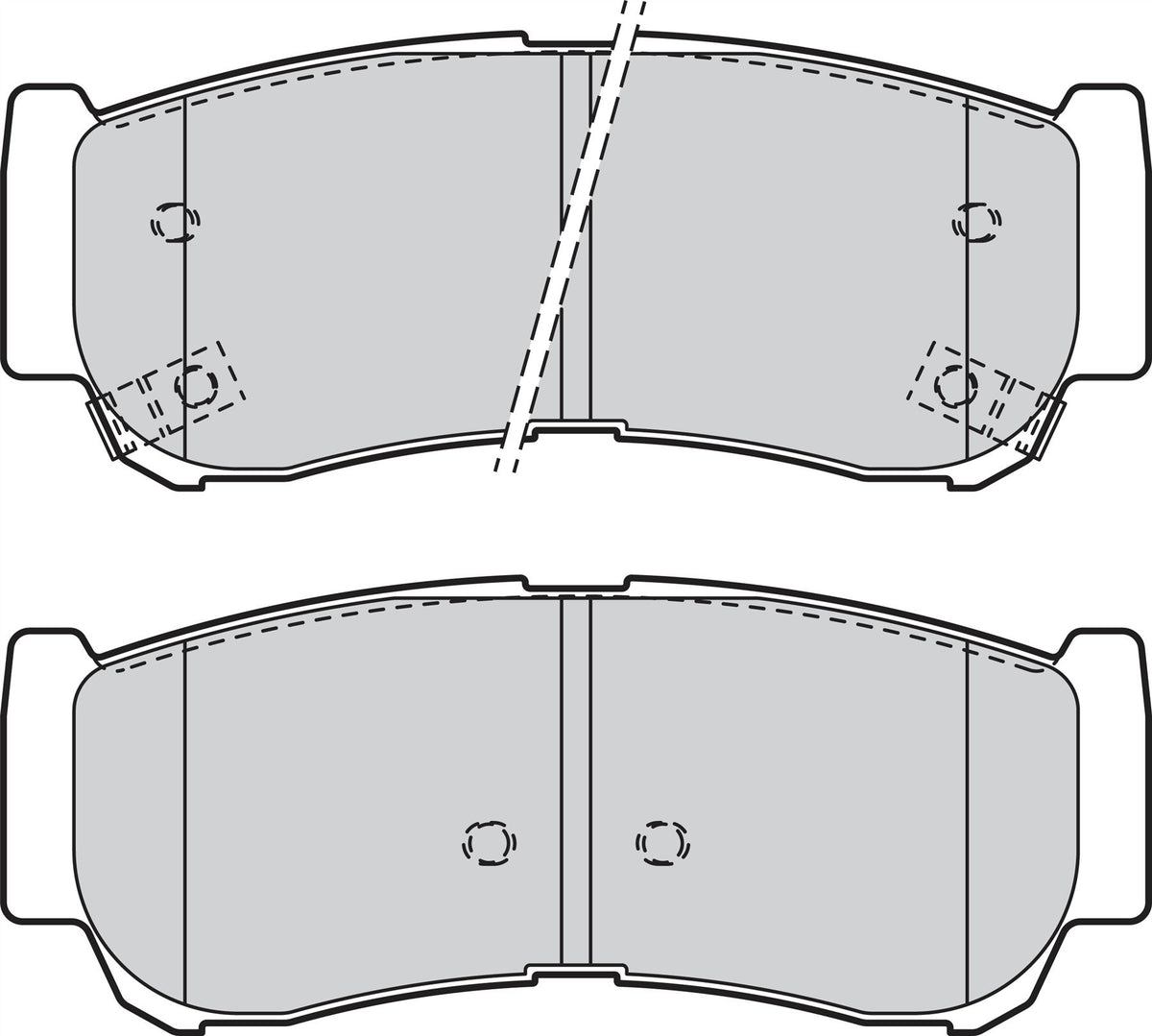 Valeo Rear Brake Pad Set for Hyundai, OEM quality, OEM 58302-2BA00, MPN 301932