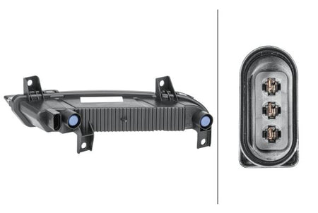 Hella LED Right Daytime Running Light for Skoda, OEM quality, OEM 1Z0 941 068 - View 2