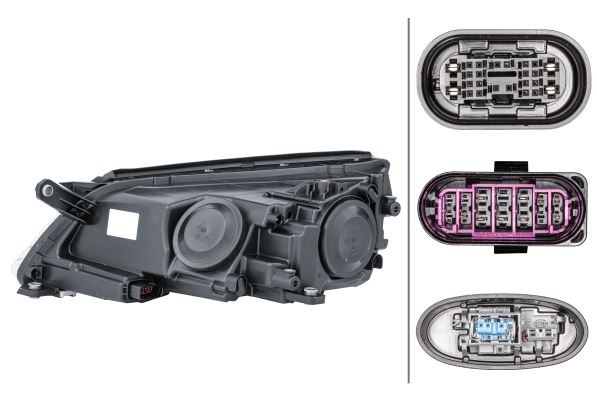 Volkswagen Tiguan Right Headlight | Hella OEM 5N1 941 040 K
