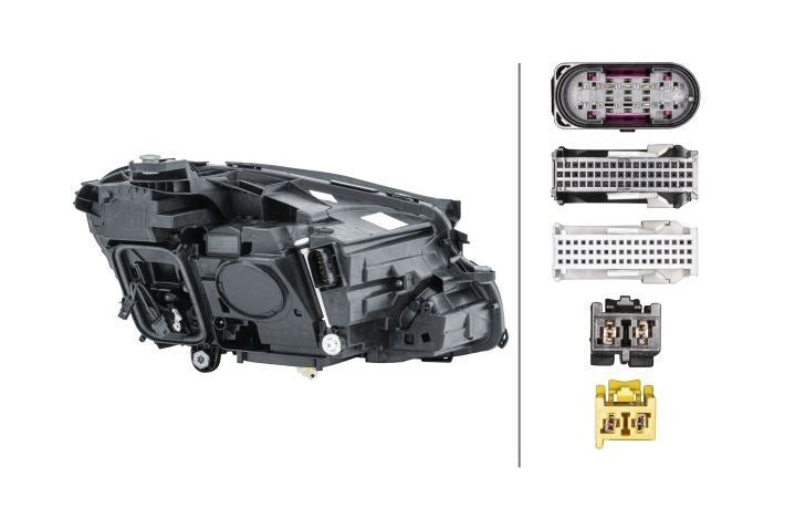 Hella LED Left Headlight for Mercedes-Benz, OEM quality, OEM A2139062506 - View 3
