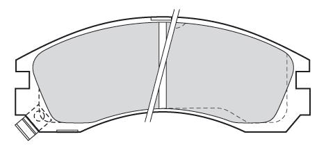Valeo Front Brake Pad Set for Peugeot, Mitsubishi & more, OEM quality, OEM 4254-30, MPN 301517