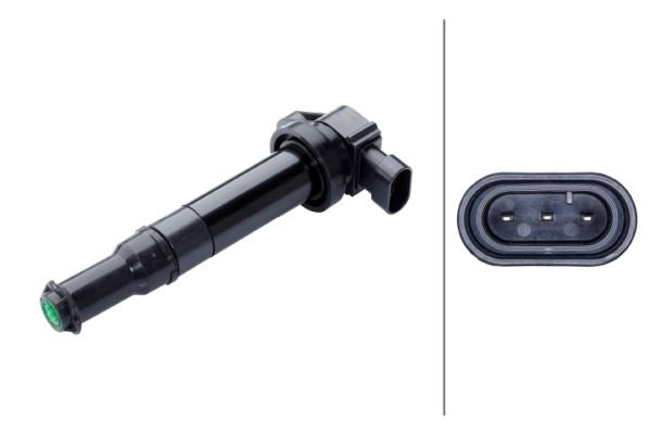 Hella Ignition Coil for Hyundai & Kia, OEM quality, OEM 27301-3E100, MPN 5DA 358 168-141