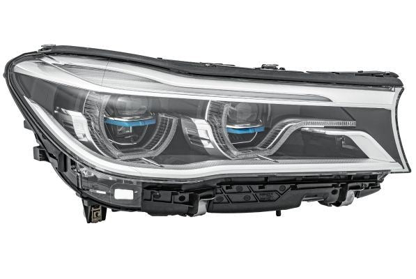 BMW 7 Series Right Headlight, Hella OEM, OEM 63117408702, MPN 1LX 354 854-201
