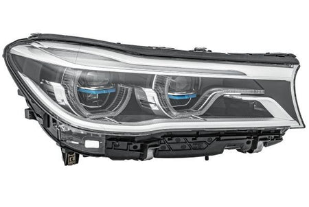 BMW 7 Series Right Headlight, Hella OEM, OEM 63117408702, MPN 1LX 354 854-201